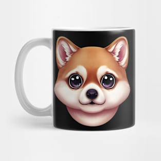 Shiba Inu Expressive Portrait Mug